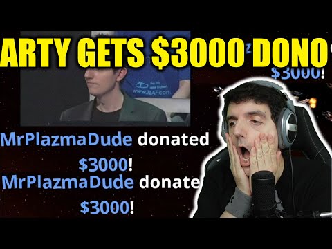 Artosis Dono $3000 by MrPlazmaDude (and 100 gifted subs)