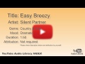 Easy Breezy Silent Partner Country Folk Dramatic YouTube Audio Library BGM