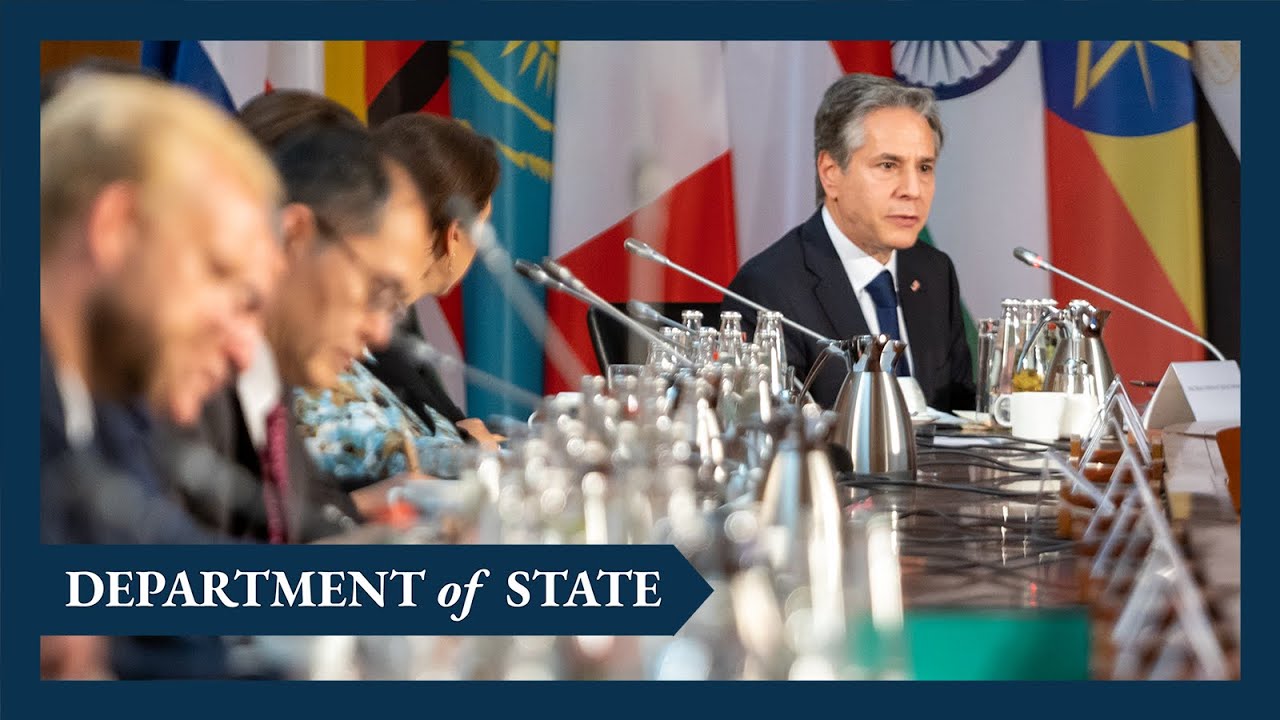 Secretary Blinken participates in a Food Ministerial Plenary Session in Berlin, Germany
