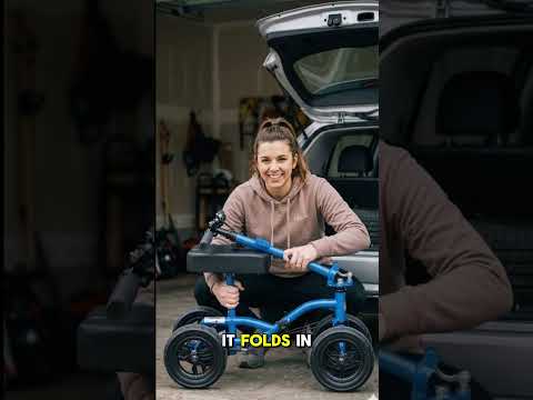 Knee Walker Scooter | All-Terrain Steerable Knee Scooter for Adults | Comfortable Cushion Pad | Adjustable Knee Crutch Alternative for Foot Injuries