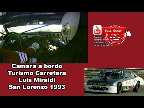 Cámara a bordo Luis Miraldi Chevrolet San Lorenzo 1993