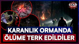 Telefonlarını Çocuklarına Bırakıp Ormana Gittiler Donmaktan Son Anda Kurtarıldıl