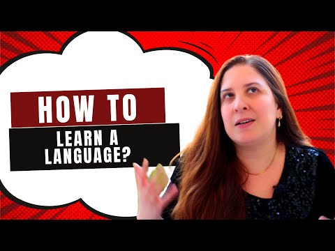 How to learn English, how to learn Hebrew - how to learn any language