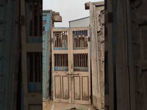 Exterior antique carved door, for hotel