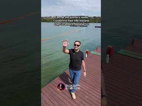 Casa de alto padrão à venda no Condomínio Real Ville Alexânia no Lago Corumbá 4 em Alexânia/GO