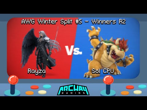 AWG Winter Split #5 Winners R2 - Rayza (Sephiroth) Vs. Sol CPU (Bowser) Smash Ultimate - SSBU