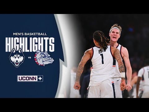 HIGHLIGHTS | McNeeley Leads UConn to Top-10 Win Over Gonzaga at MSG