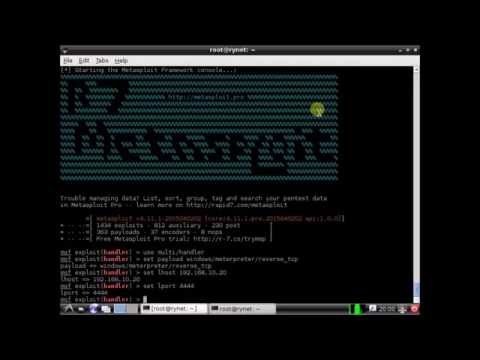 Hack Windows 7 using Trojan