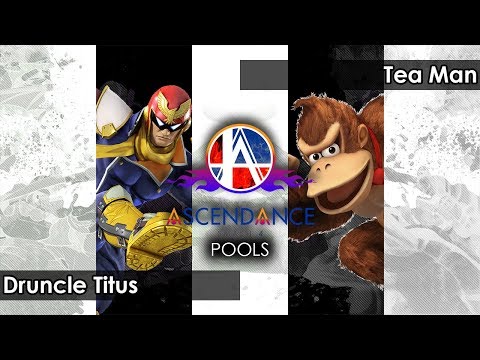Smash 4: Inital | RA | Druncle Titus (Falcon) V Tea Man (DK) - Ascendance 42  SSB4