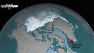 Lo scioglimento dei ghiacci nell'Artico dal 1984 visto dalla Nasa...