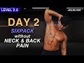 [DAY 2] Six Pack without Neck and Back pain - 7 DAYS ABS CHALLENGE | 목과 허리에 무리 없는 복근 운동