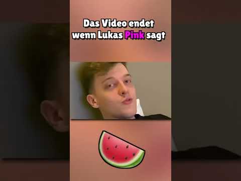 Das Video endet wenn Lukas pink sagt😂 #shorts