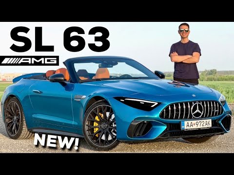 2023 Mercedes SL 63 AMG The Best Roadster You Can Get?! BRUTAL Sound V8 NEW FULL Review Drive 4MATIC