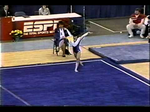 14th JPN Maiko Morio FX   1987 Internatinal Mixed Pairs Gymnastics