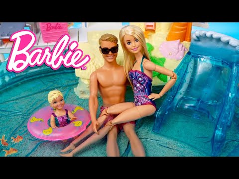Barbie & Ken Doll Family Beach Morning Routine & Wedding Adventure
