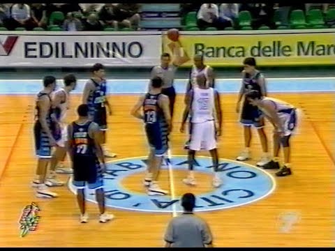 A2 2000/'01 B. Marche Fabriano Basket - Record Napoli 75-78