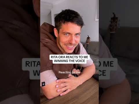 The reaction 😭 @ritaora  #ritaora #thevoiceaustralia #thevoice #lachiegill