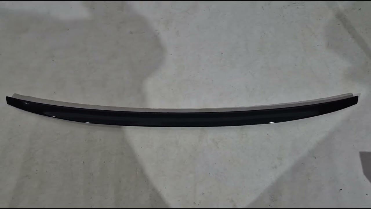 Audi A4 B6 2000-2004 рр. Спойлер DPT (чорний глянець) Video 1