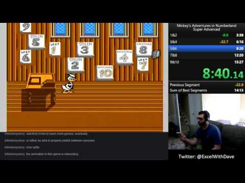 PB 14:34.43 Speedrun Mickey's Adventures in Numberland - Super Advanced