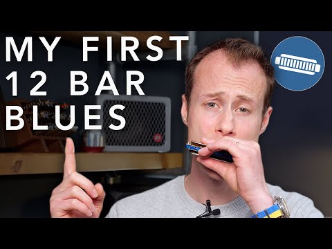 My First 12 Bar Blues - Harmonica Tutorial + Tabs