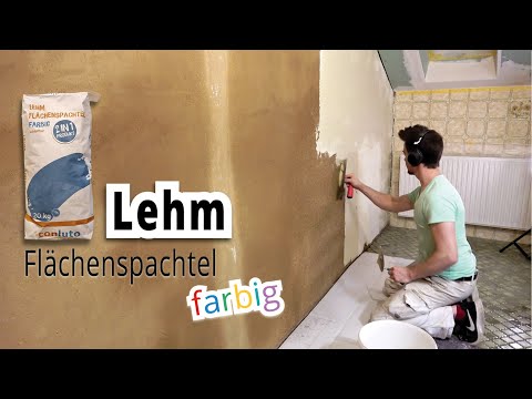 Lehm Flächenspachtel 2in1 | Bau Stampfer probiert aus