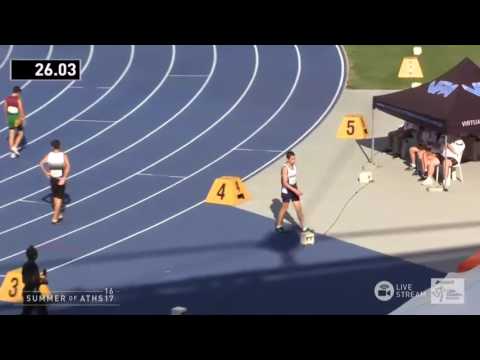 U13 Boys 200m Hurdles - Final 2 - Asics Australian Little Athletics Championships