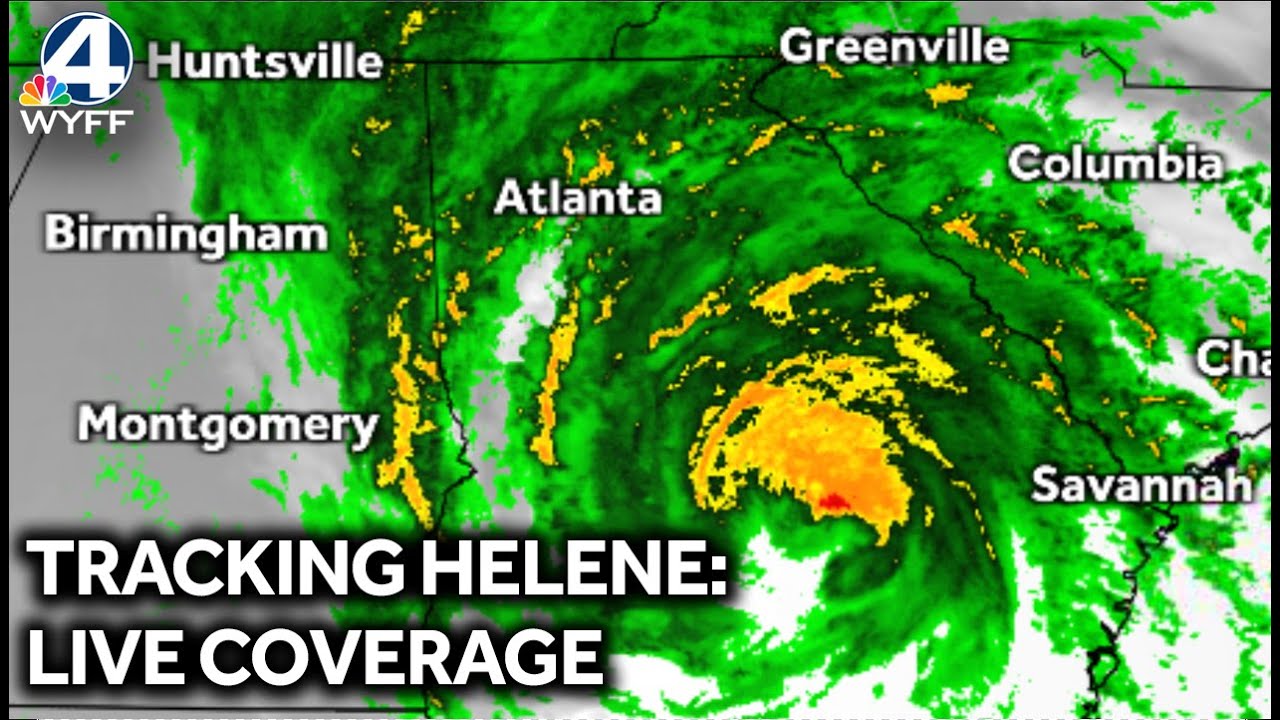 LIVE HELENE COVERAGE: Tracking hurricane as it moves into the southeast US