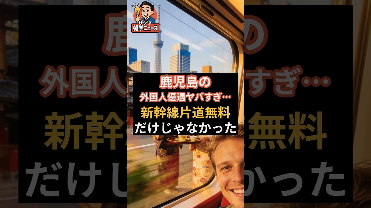 鹿児島の外国人優遇ヤバすぎ…新幹線片道無料だけじゃなかった #夏のかごしま宿泊割キャンペーン #鹿児島 #インバウンド