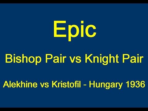 Alexander Alekhine vs Kristofil - Hungary 1936
