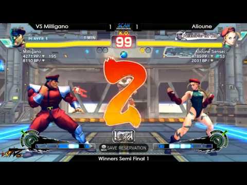 Scan USF4 Invitational: Alioune (Cammy) vs Milligano (Dicta) - Winners Semi Final