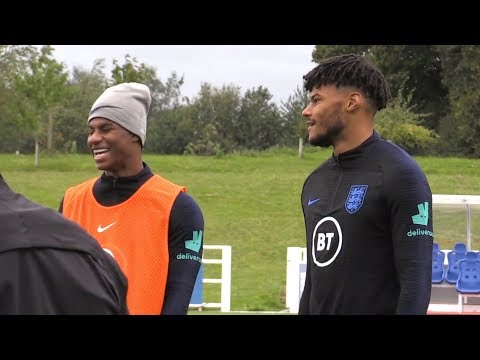 England Train At St George's Park Ahead Of Their Euro 2020 Qualifier Against Bulgaria