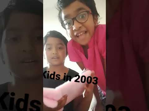 Kids in 2003 #Okehshorts By- Sathvika and santhvana