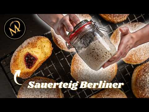 Berliner Krapfen mit Sauerteig selber machen - Süssgebäcke mit Sauerteig - NEUER ONLINE KURS