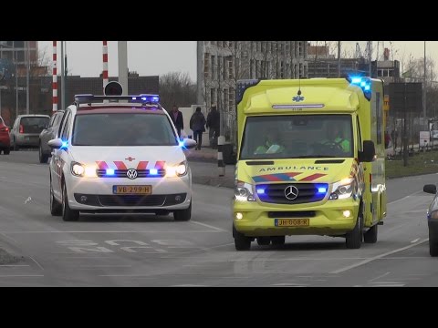 [28.01.'17] A1, Ambulances en Sanquin Bloedbank in Groningen