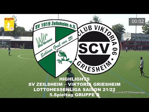 Highlights | SV Zeilsheim - Viktoria Griesheim | 05.09.21 | 5.Spieltag Lottohessenliga Gr.B