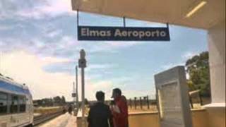 preview picture of video 'Annunci alla Stazione di Elmas Aeroporto'