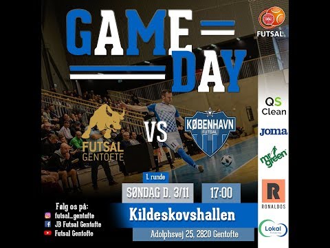 Futsal Gentofte - København Futsal (5-5), Futsal Liga Øst 3.11.2019