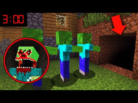 These Zombies Were Disappearing Every Night...Until I Followed Them..(Minecraft)