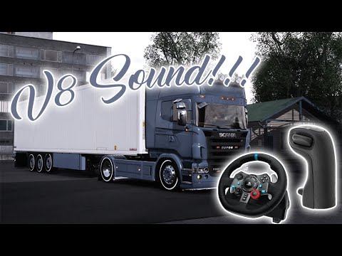 Scania R500 v8 Düz Boru / G29 + Scania Shifter / ETS2