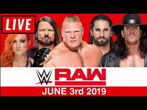 WWE Raw Live Stream - Full Show Watch Along June 3rd 2019