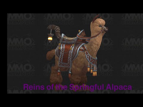World of Warcraft 8.3: How To Obtain the Springful Alpaca