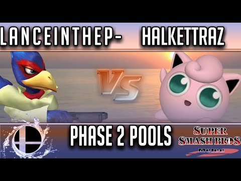 Smash'N'Splash 4  PHASE 2 POOLS -  Lanceinthepants (Falco) vs  Halkettraz (Jigglypuff)