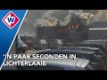 Brand in verffabriek