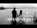 হাতটা ধরে পথ ভুলে মনের কথা কবো ️ Lofi Song SOLWED 