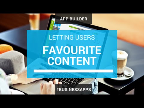 Letting users favourite content in your App