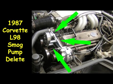 Smog Pump Delete on my 1987 Corvette