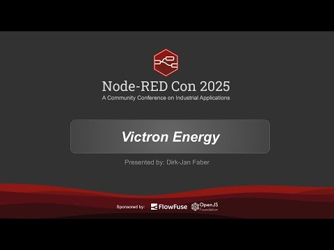 Victron Energy and Node-RED by Dirk-Jan Faber