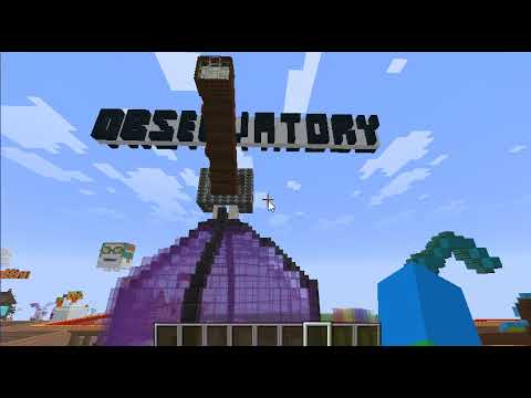 Minecraft into the forever world: new End City space build, space & Observatory tour
