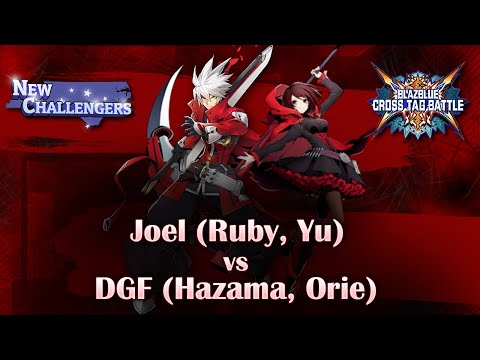 BlazBlue Cross Tag Battle - Joel (Ruby, Yu) vs DGF (Hazama, Orie)