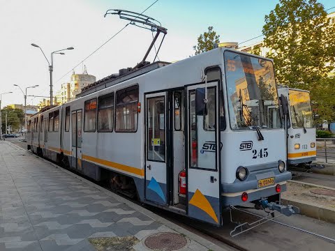 Cab View : Linia 55 Deviată : Piața Sfânta Vineri - Republica